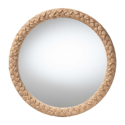 Aleli Bali & Pari Shara Coastal Braided Rope Accent Mirror