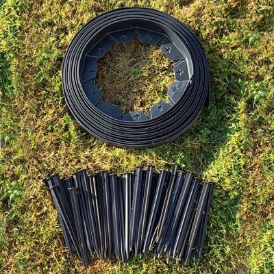 4 cm H Plastic Lawn Edging Fencing