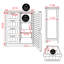 Donnell Freestanding Bathroom Cabinet