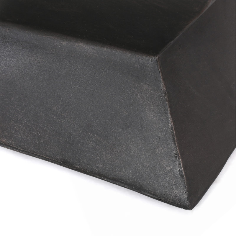 Table d'appoint d'extérieur en béton léger