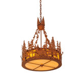 Rustic Lodge 4 - Light Chandelier