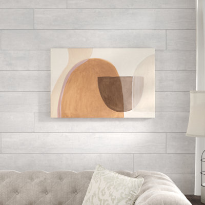 "Sandy Balance II" by Mary Urban Geometric Abstract Graphic Art with Mounting Hardware 