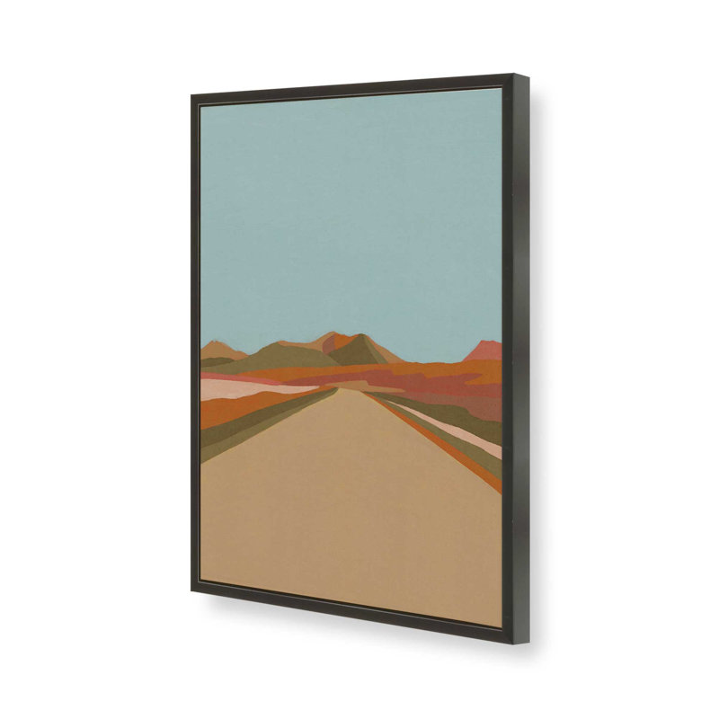 Sur la route 2 par Garima Dhawan, reproduction d'art sur toile, H 32 po x l 24 po, Noir