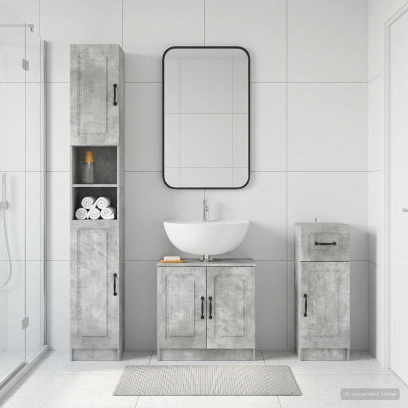 Bathroom Storage Furniture Set