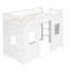 Lit mezzanine blanc avec structure en bois massif pour une bonne nuit de sommeil-1618179258-1618179268