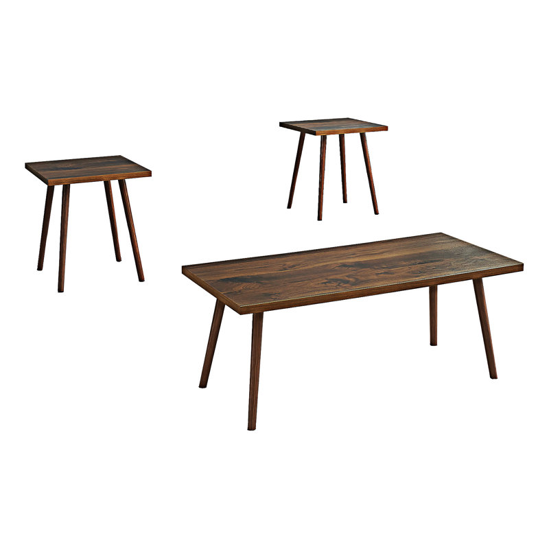 Ensemble de tables basses, Noyer