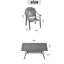 Mobilier de patio en fonte d'aluminium avec coussins-62176367