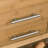 Bamboo Kitchen Island Cart on Wheels, Utility Trolley Cart with 2 Storage Drawers and Open Shelves,Bamboo Tone