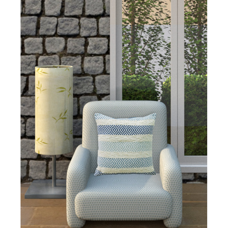 Striped Cotton Throw Pillow