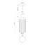 Luminaire suspendu cylindrique à 1 lumière Hermit-681886068
