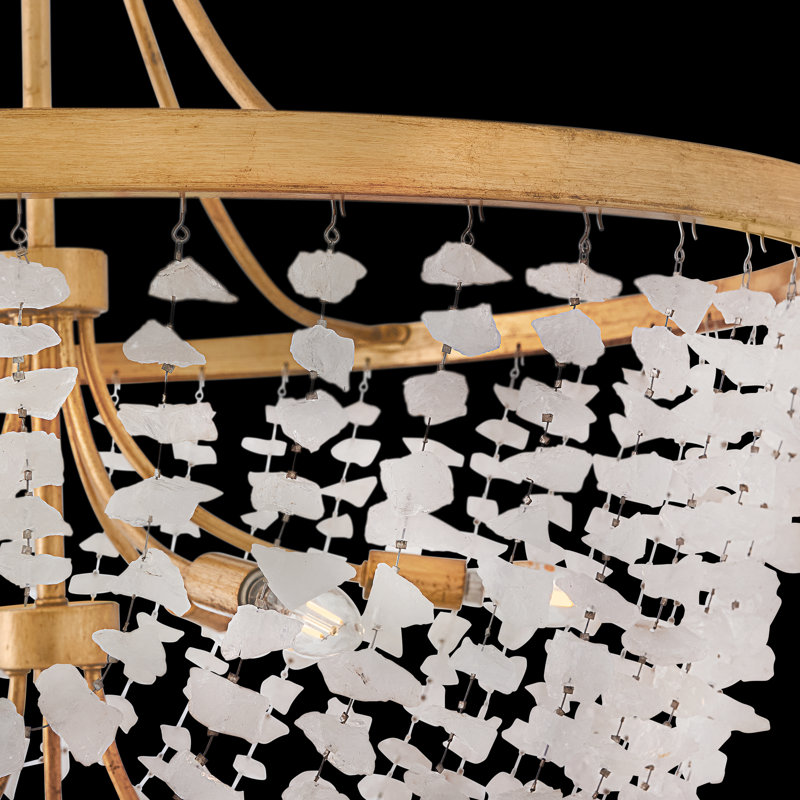 Myra Chandelier, 42.5" H x 35" W x 35" D, 9 Lights