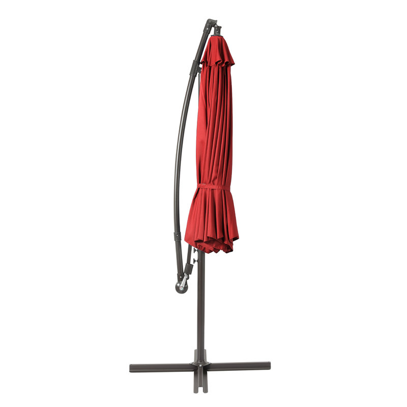 Hartt 120'' Cantilever Umbrella, Red