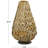 18.55'' H Wood Tabletop Lantern