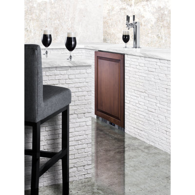Summit Appliance 24" Wide Built-In Panel Ready Commercial/Residential Outdoor Beer Kegerator