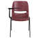 Westley Ergonomic Shell Chair with Right Handed Flip-Up Tablet Arm