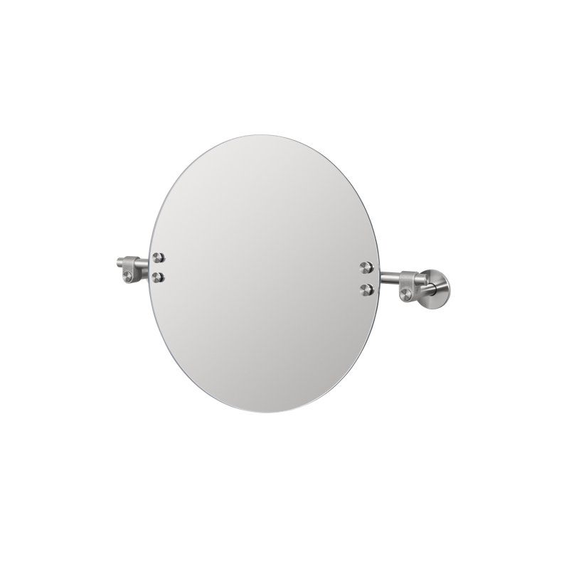 MIROIR / PETIT / FONTE / ACIER, 15,75 po x 21,1 po , Acier Inoxydable