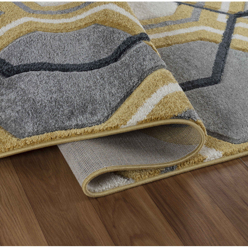 Auturo Geometric Area Rug, Rectangle 80 x 150cm