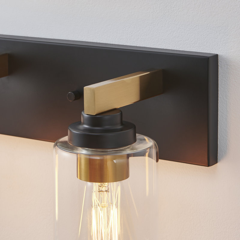 Imko Vanity Light, 4 lights, Black/Gold
