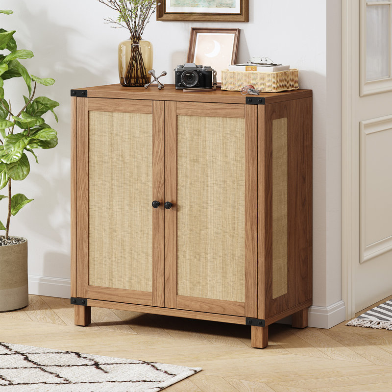 LoreCane 31.5" Sideboard with Solid Wood Legs