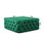 Silkleaf 92Cm Wide Velvet Tufted Square Cocktail Ottoman-786014165