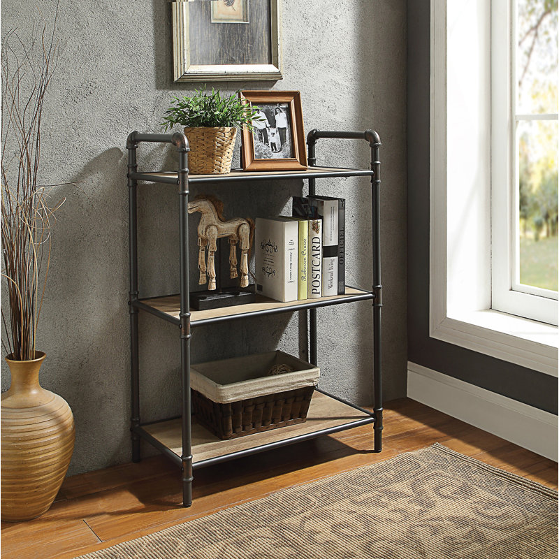 Industrial Frame Rectangular Bookshelf