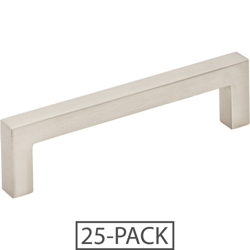 Poignée barre 3 3/4 po Stanton, Nickel satiné