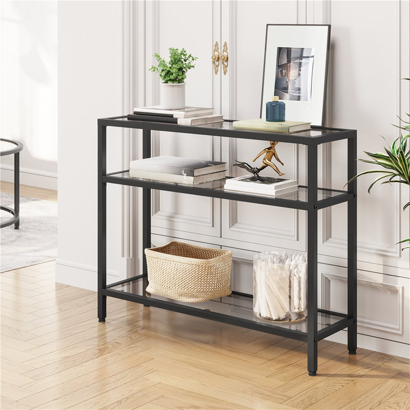 Console 39,5 po Solitro, Noir