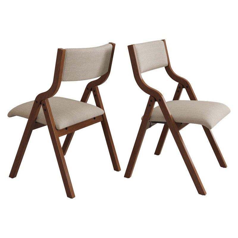 Chaise de salle à manger rembourrée pliante, peu encombrante, facile à transporter, salle à manger, aucun assemblage requis, paquet de 2