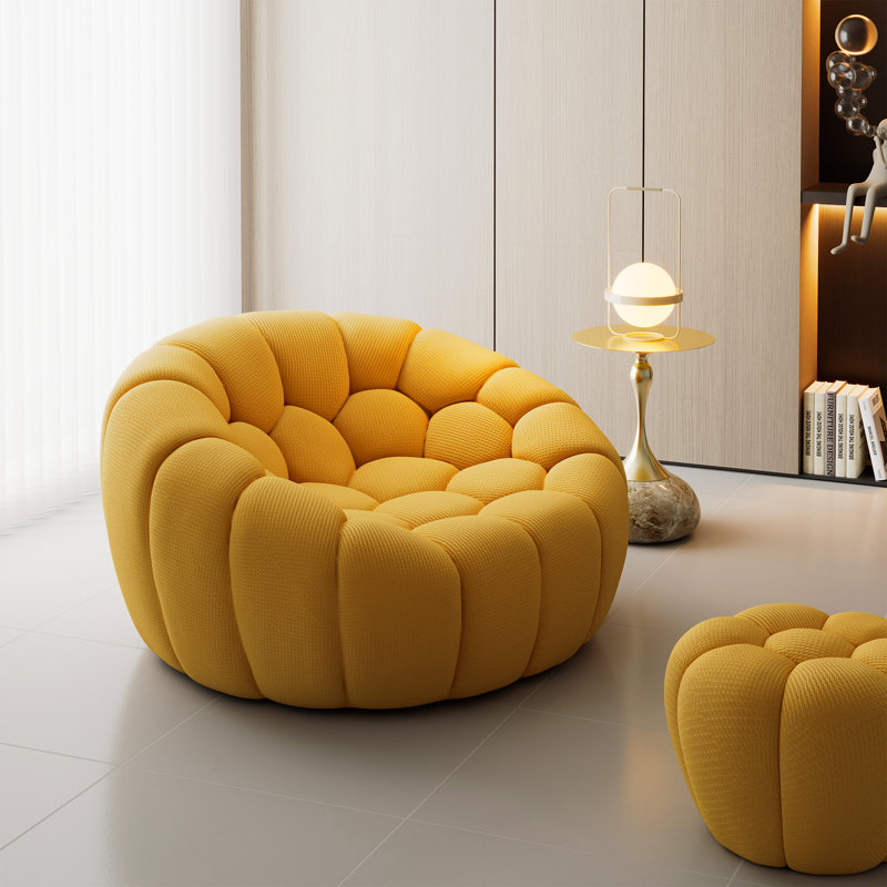 Chaise d'appoint moderne rembourrée
