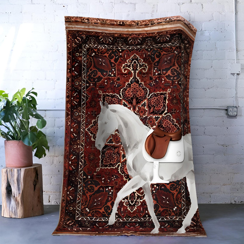 Tapis intérieur / extérieur rectangulaire Rosicela, Tapis de couloir 2 pi 7 po x 6 pi 7 po