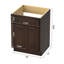 Base de meuble-lavabo simple 24 po seulement-92689576