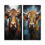 «Liquide Fusion», ensemble de 2 reproductions d'art mural-102570371-102570370