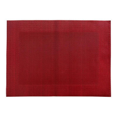 Tapis de table en vinyle 16 po x 12 po, 6 napperons de table résistants à la chaleur - Tissus, pour les fêtes et les tables de salle à manger