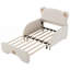 Canapé-lit simple tapissier extensible de taille XL
