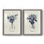 «Indigo Floral Vase I», reproduction de cadre photo sur toile 2 pièces-352828641-352828645