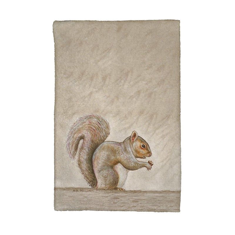 Serviette de thé écureuil