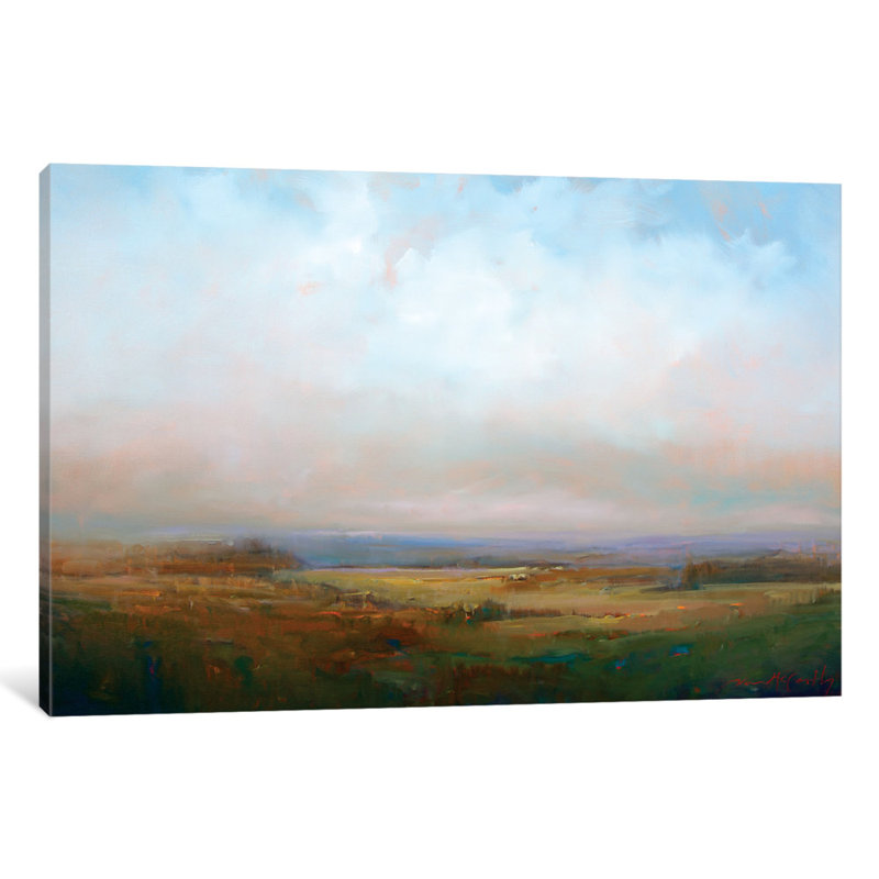 «Into the Foothills», reproduction de William McCarthy sur toile tendue, H 40 po x l 60 po x P 1,5 po, Toile tendue