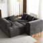 Canapé modulaire gris pour la maison, 101,2 po. Conception modulaire avec assise profonde. Confort en mousse complète. Courbe lisse. 3 coussins carrés et 2 traversins. Dossier. Conception d'inspiration américaine. Largeur 50,4 po. 27,2 po de hauteur.-587043827