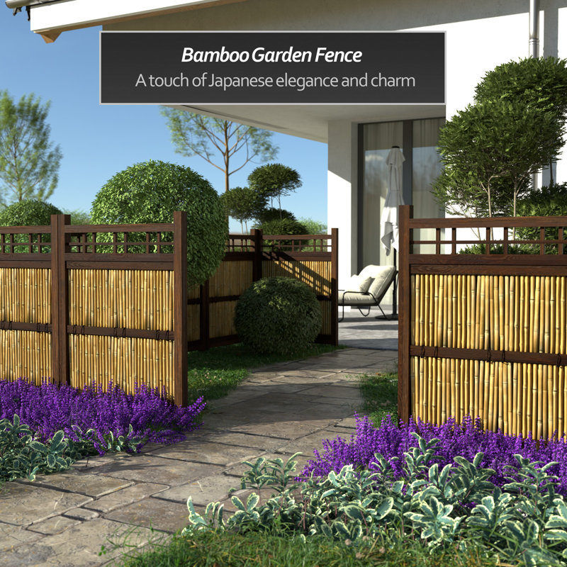 4 ft. H x 3 ft. W Japanese Kumo Fence Panel, 4 ft. H x 3 ft. W