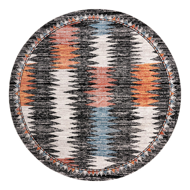 Tapis Bungalow Rose Landon Joriann, Rond 10 pi