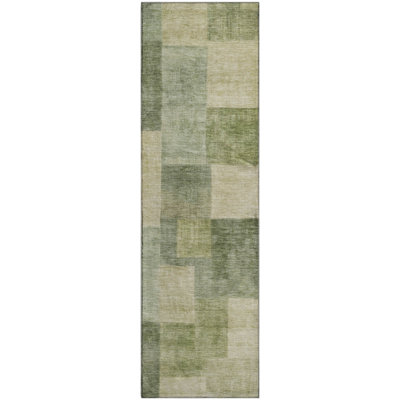 Premium Machine Washable Alijah AMF1261 Geometric Rug