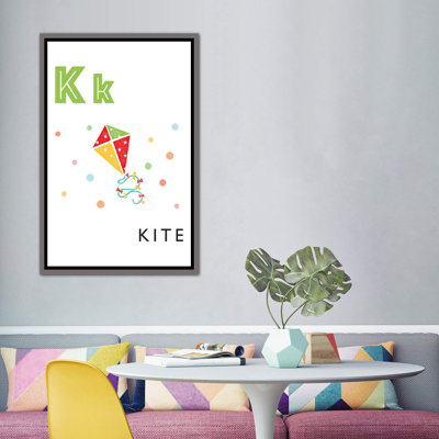 Alphabet Flash Cardes K - impression d'art graphique
