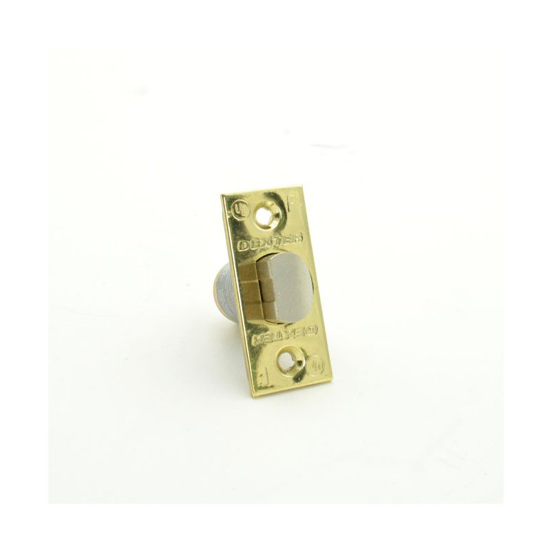Door Accessory, 1" H x 2.25" W x 2.25" D, Bright Brass