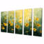 Marsallo - décoration murale fleurs sauvages - art mural traditionnel 5 pièces-1023468423