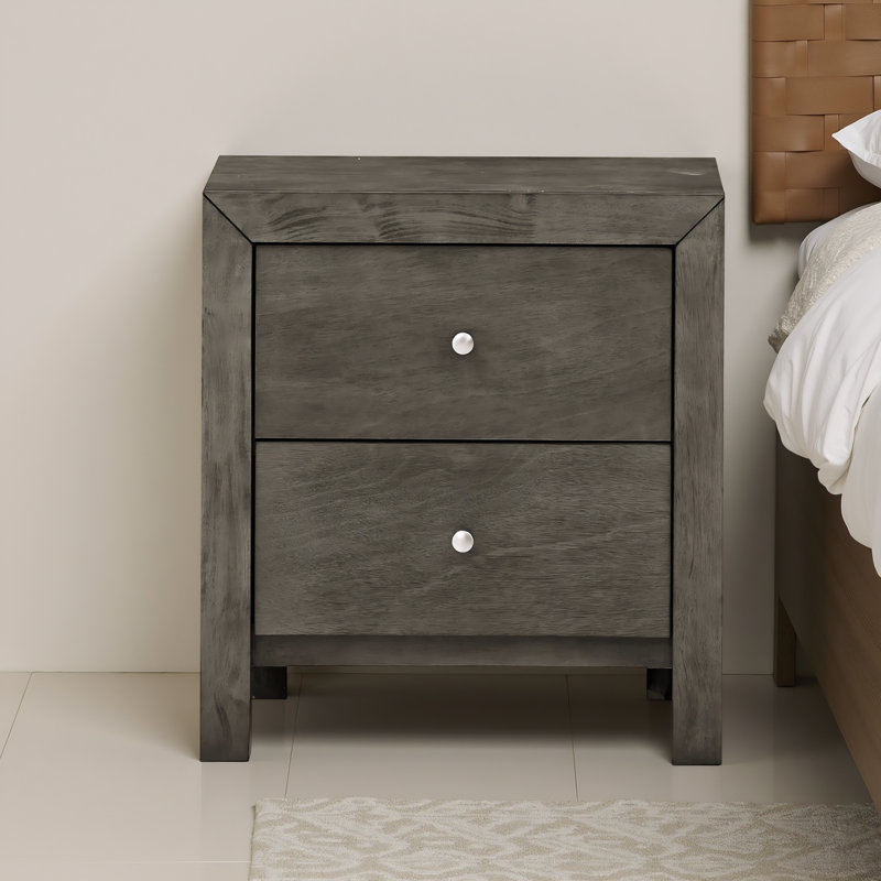 Jarett Gray Nightstand, Gray