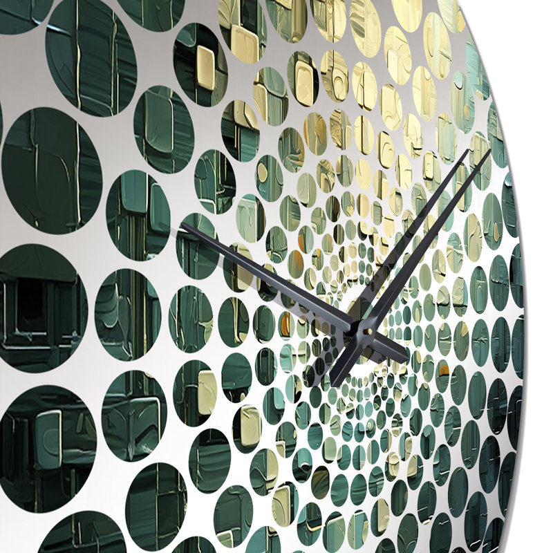 Ixelles - horloge murale peinture abstraite, Petit