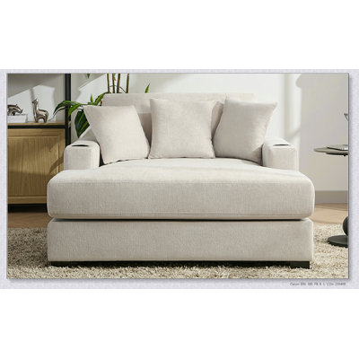 Luxurious Oversized Chaise Lounger Sofa with Practical Features for Ultimate Comfort and Modern Living