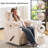 Swivel Rocking Recliner With Adjustable Armrests; Infant Rocking Recliner With Adjustable Headrest And Cup Holder-1349602085