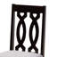 Ensemble de salle à manger 5 pièces Rizzo en bois fini brun foncé, H 38,6 po x l 17,9 po x P 19,3 po-1144763146-1144763140-1144763136