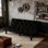 Futon 3-en-1 en velours causeuse - lit gigogne, inclinable, coussins / poches